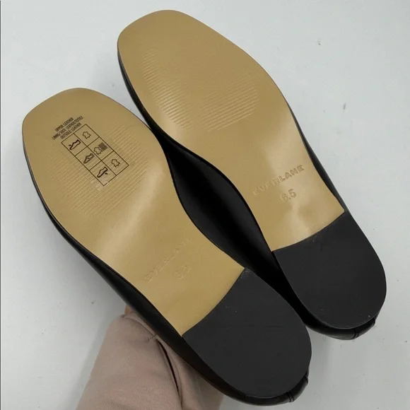 Everlane Black Leather The Day Mary Jane Flat in Size 6.5 - Picture 11 of 13